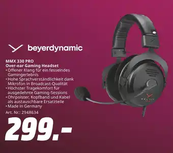 MediaMarkt Beyerdynamic mmx 330 pro over-ear gaming headset Angebot