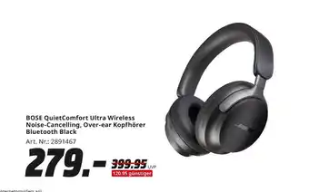 MediaMarkt Bose quietcomfort ultra wireless noise-cancelling Angebot