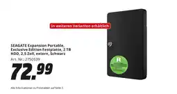 MediaMarkt Seagate expansion portable, exclusive edition festplatte Angebot