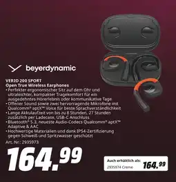 MediaMarkt Beyerdynamic verio 200 sport open true wireless earphones Angebot