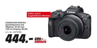 MediaMarkt Canon eos r100 kit systemkamera Angebot