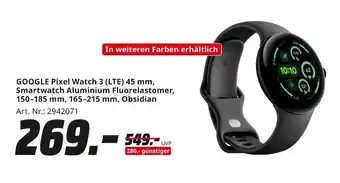 MediaMarkt Google pixel watch 3 (lte) Angebot
