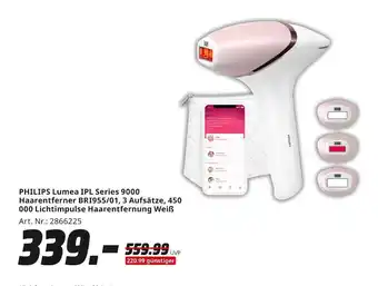 MediaMarkt Philips lumea ipl series 9000 haarentferner bri955/01 Angebot
