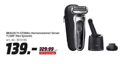 MediaMarkt Braun braun 71-s7200cc herrenrasierer series 7 (360° flex system) Angebot