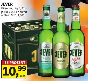 Lösch Depot JEVER Pilsener, Light, Fun Angebot