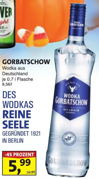 Lösch Depot GORBATSCHOW Wodka Angebot