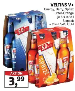 Lösch Depot VELTINS V+ Energy, Berry, Sprizz Bitter-Orange Angebot