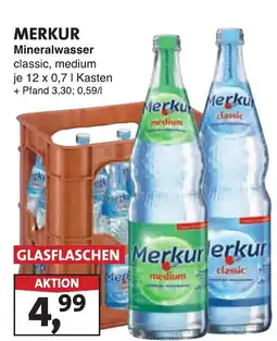 Lösch Depot MERKUR Mineralwasser classic, medium Angebot