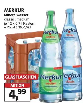 Lösch Depot MERKUR Mineralwasser classic, medium Angebot