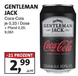 Lösch Depot GENTLEMAN JACK Coca-Cola Angebot