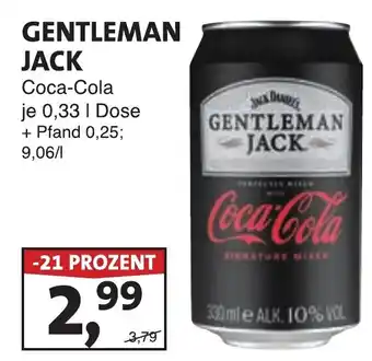 Lösch Depot GENTLEMAN JACK Coca-Cola Angebot