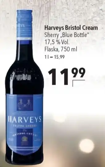 CITTI Markt Harveys Bristol Cream Sherry „Blue Bottle" Angebot