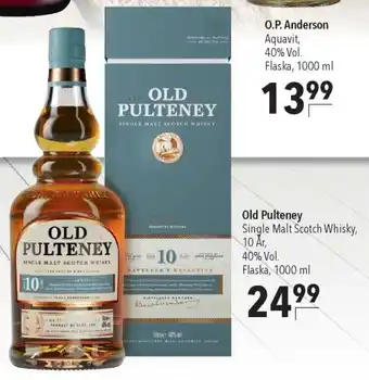 CITTI Markt Old Pulteney Single Malt Scotch Whisky, 10 År, Angebot