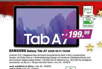 EP Samsung Galaxy Tab A7 Angebot