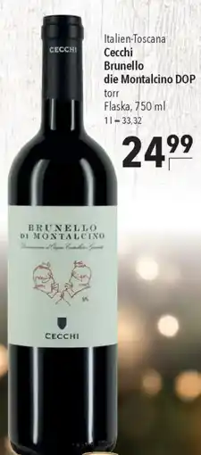 CITTI Markt Cecchi Brunello die Montalcino DOP Angebot