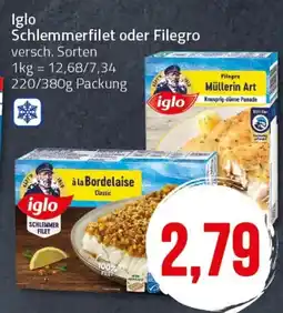 Ihr Frischmarkt Iglo Schlemmerfilet oder Filegro Angebot