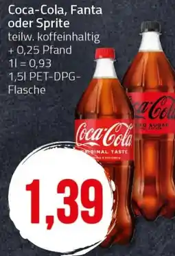 Ihr Frischmarkt Coca-Cola, Fanta oder Sprite Angebot