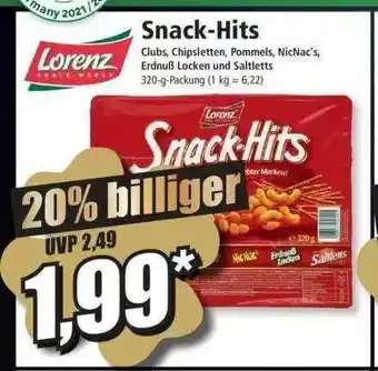 Norma Lorenz Snack-hits Angebot