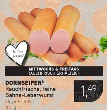 Dornseifer DORNSEIFERS Rauchfrische, feine Sahne-Leberwurst Angebot