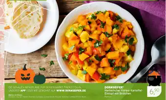 Dornseifer DORNSEIFERS Herbstlicher Kürbis-Kartoffel- Eintopf mit Brötchen Angebot