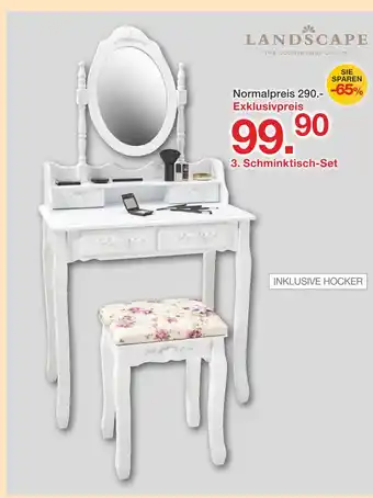 Möbelzentrum Pforzheim Landscape schminktisch-set Angebot