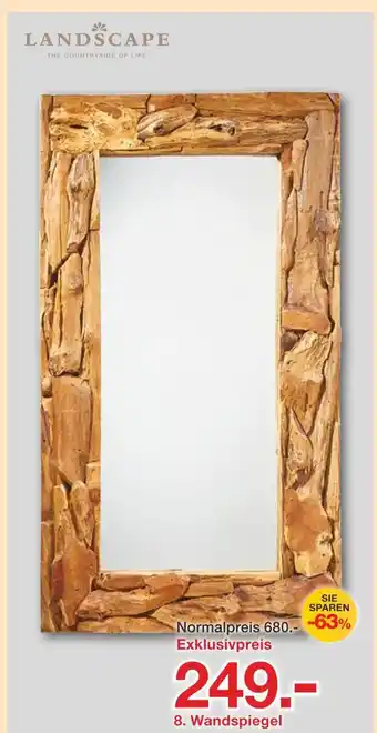 Möbelzentrum Pforzheim Landscape wandspiegel Angebot
