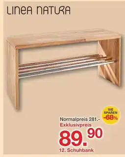 Möbelzentrum Pforzheim Linea natura schuhbank Angebot