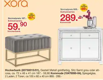 Möbelzentrum Pforzheim Xora hockerbank Angebot
