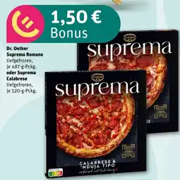 REWE Dr. oetker suprema romano oder suprema calabrese Angebot