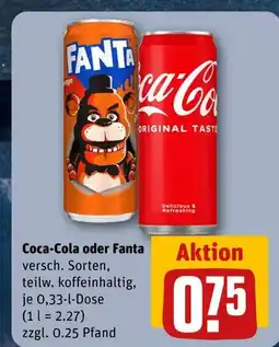 REWE Coca-cola coca-cola Angebot