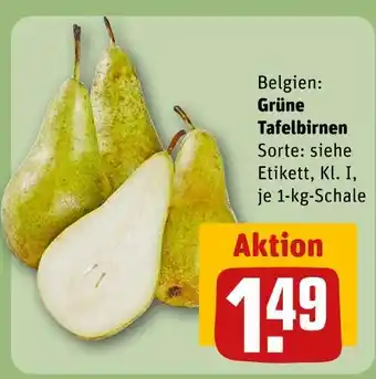REWE Grüne tafelbirnen Angebot