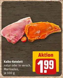 REWE Kalbs-kotelett natur Angebot