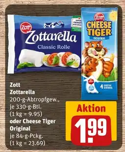 REWE Zott zottarella classic rolle Angebot