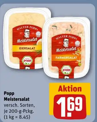 REWE Popp meistersalat eiersalat Angebot