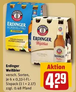 REWE Erdinger weißbier Angebot