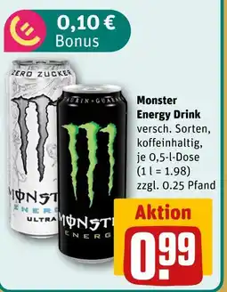 REWE Monster energy energy drink Angebot