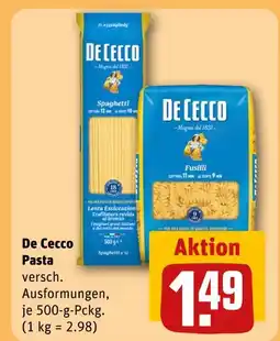 REWE De cecco spaghetti Angebot