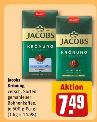 REWE Jacobs krönung mild Angebot