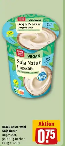 REWE Rewe beste wahl soja natur Angebot
