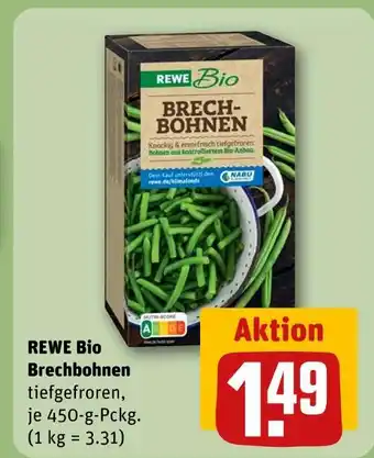 REWE Rewe bio brechbohnen Angebot