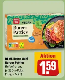 REWE Rewe beste wahl burger patties Angebot