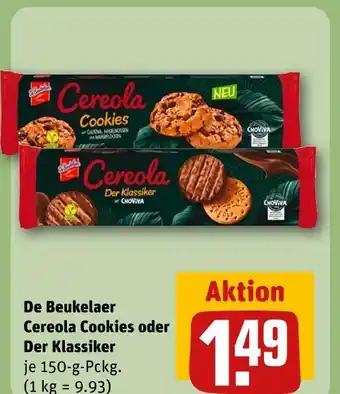 REWE De beukelaer cereola cookies Angebot