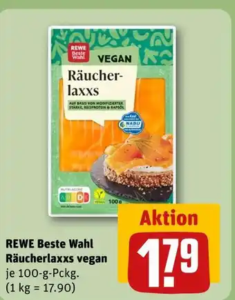 REWE Rewe beste wahl räucherlaxxs vegan Angebot