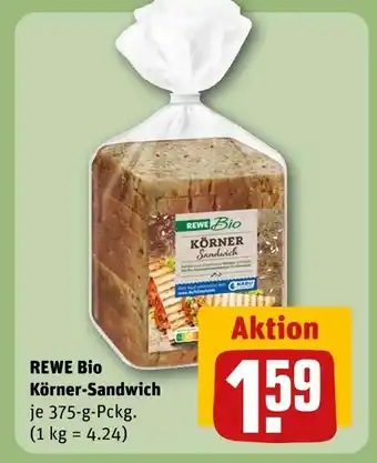REWE Rewe bio körner-sandwich Angebot