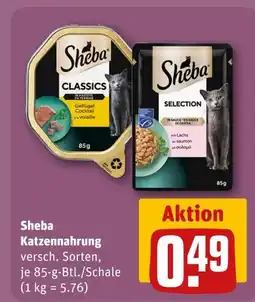 REWE Sheba classics geflügel cocktail in pastete Angebot