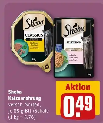 REWE Sheba classics geflügel cocktail in pastete Angebot