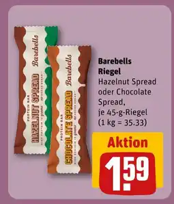 REWE Barebells hazelnut spread Angebot