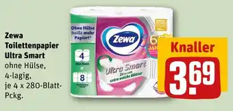 REWE Zewa toilettenpapier ultra smart Angebot