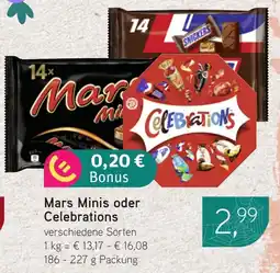 Dornseifer Mars Minis oder Celebrations Angebot