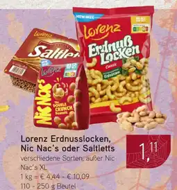 Dornseifer Lorenz Erdnusslocken, Nic Nac's oder Saltletts Angebot